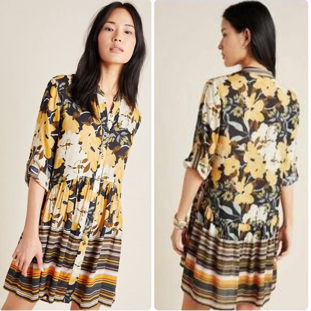 Anthro | Blink London Hadley Tunic Dress Size Small